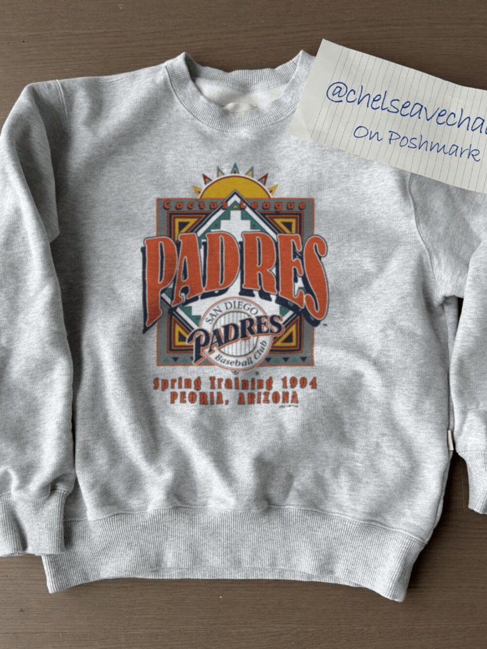 Vintage 1994 San Diego Padres Spring Training Baseball Sweatshirt, MLB Shirt Tee